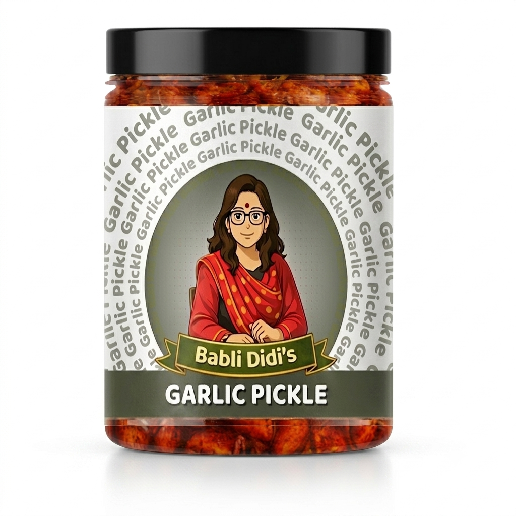 Babli Didi's Lahsun Ka Achar — Garlic Pickle